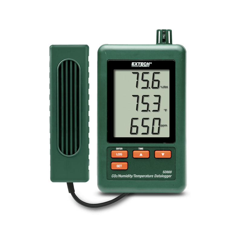 Medidor registrador de dióxido carbono Extech Ref.: SD800