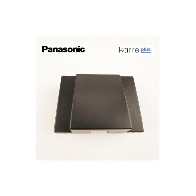 Tapa frontal para salida de hilos Panasonic Karre Plus WKTR07021BL