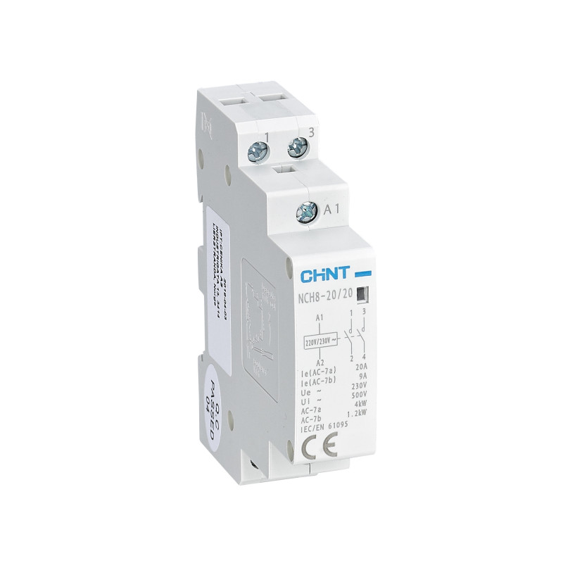 Contactor conexión con tornillos modular 230Vca Chint