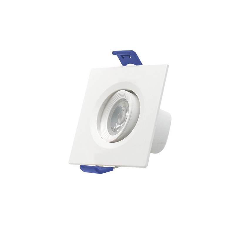 Mini Downlight Orientable Empotrable Cuadrado 12W Threeline