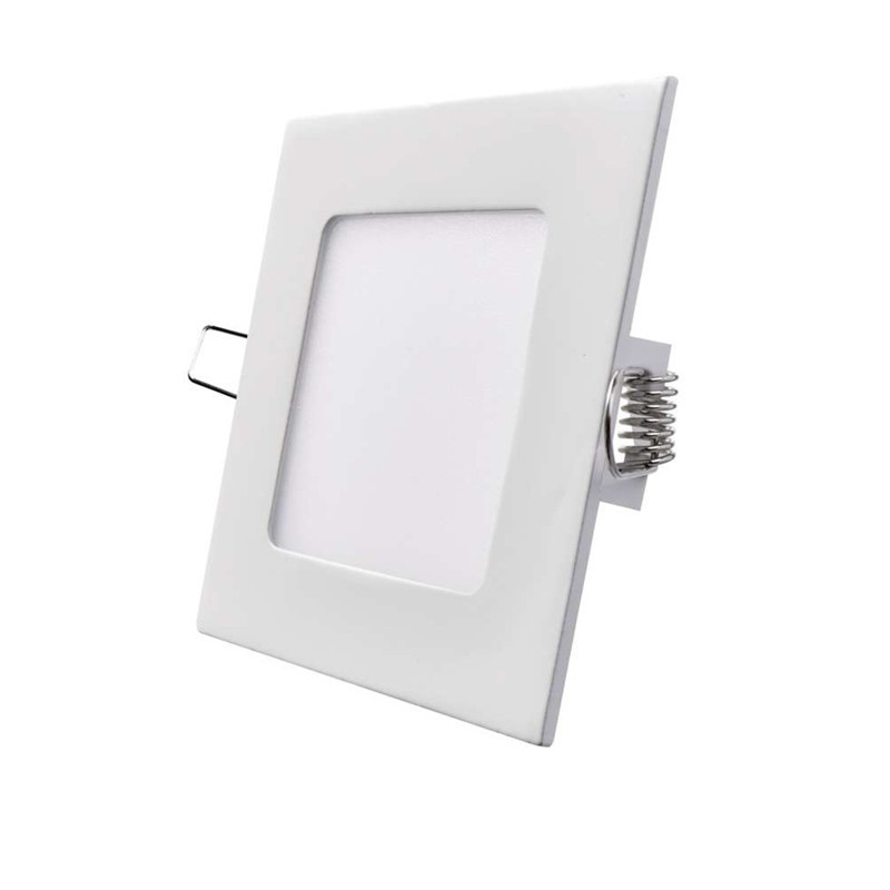 Downlight LED de empotrar cuadrado 9W color blanco Threeline